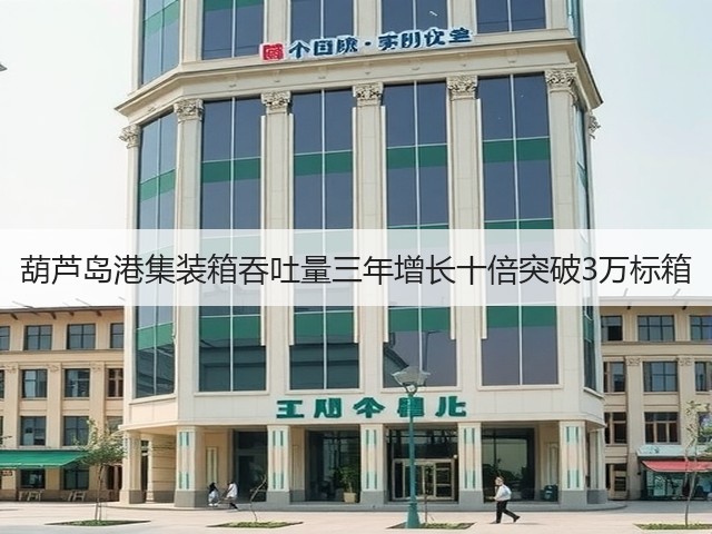 葫芦岛港集装箱吞吐量三年增长十倍突破3万标箱(图3)