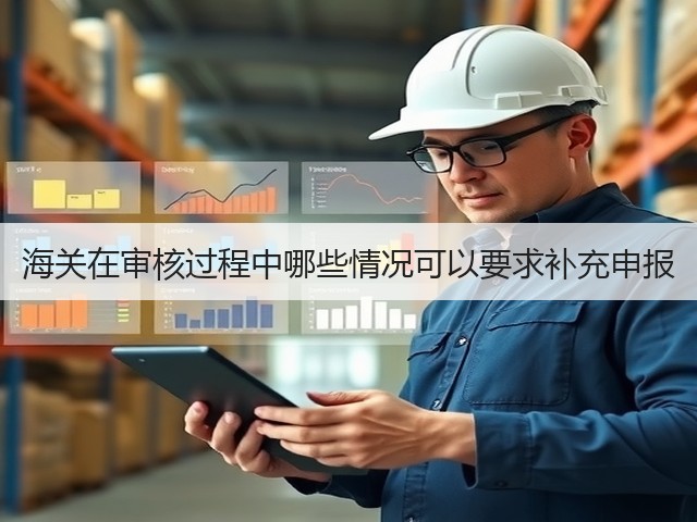 海关在审核过程中哪些情况可以要求补充申报(图2)