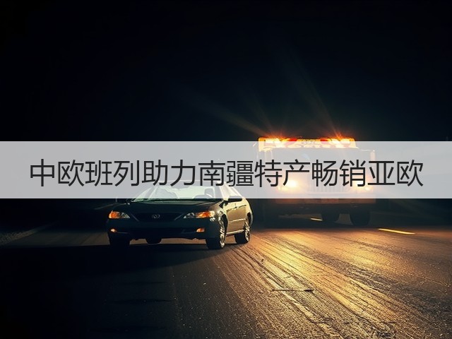 中欧班列助力南疆特产畅销亚欧(图1)