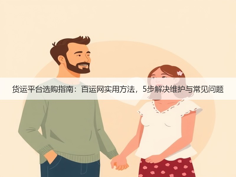 货运平台选购指南：百运网实用方法，5步解决维护与常见问题