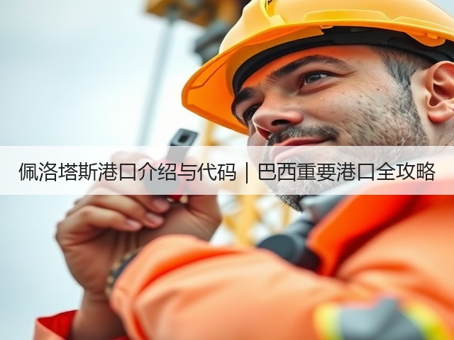 佩洛塔斯港口介绍与代码｜巴西重要港口全攻略(图2)