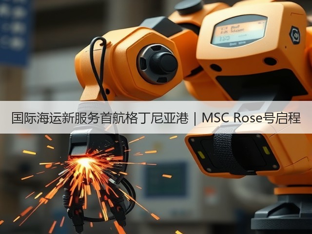国际海运新服务首航格丁尼亚港｜MSC Rose号启程(图1)