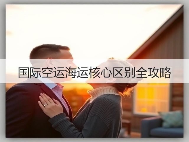 国际空运海运核心区别全攻略(图3)